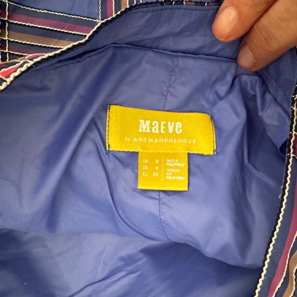 Anthropologie ruffle plaid skirt - Picture 4 of 4